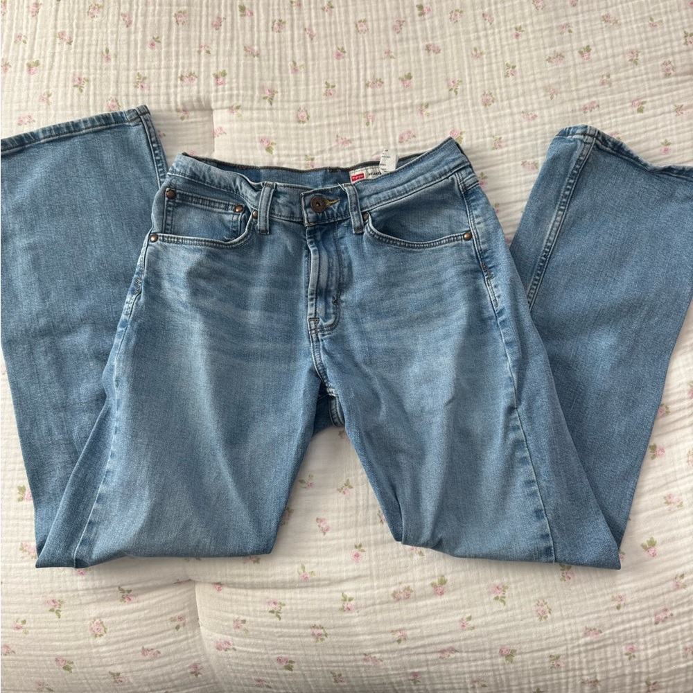 Wrangler Light Blue Relaxed Boot Jeans
